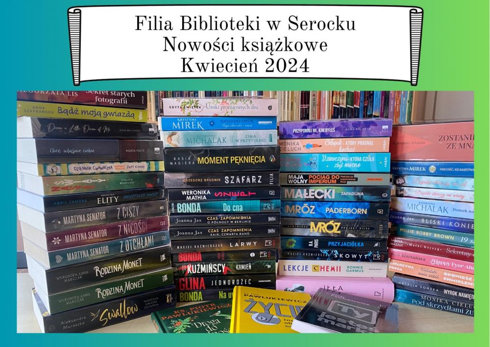 nowości książkowe Filia Serock