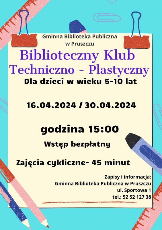Biblioteczny Klub Techniczno-Plastyczny
