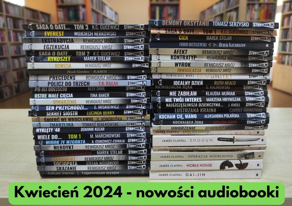 nowości audiobooki kwiecien 2024