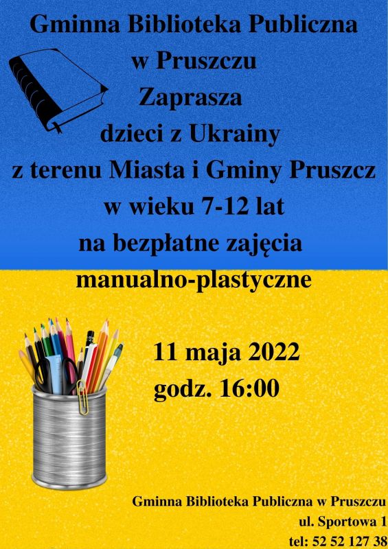 Zajęcia manualno-plastyczne dla dzieci z Ukrainy